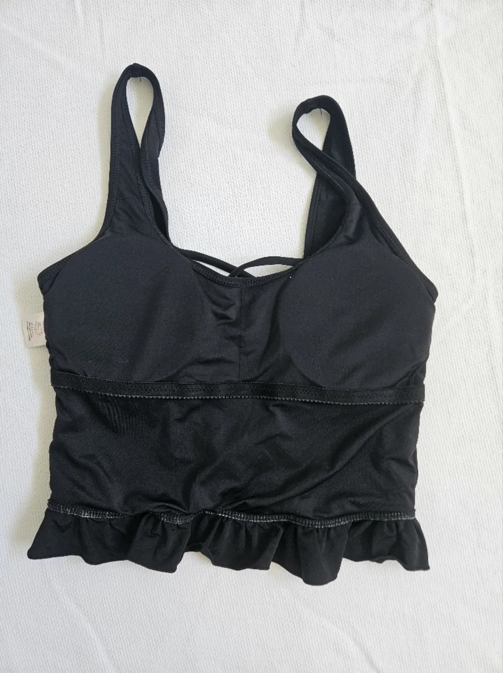 Janela Bay Black Strappy Back - Picture 6 of 6